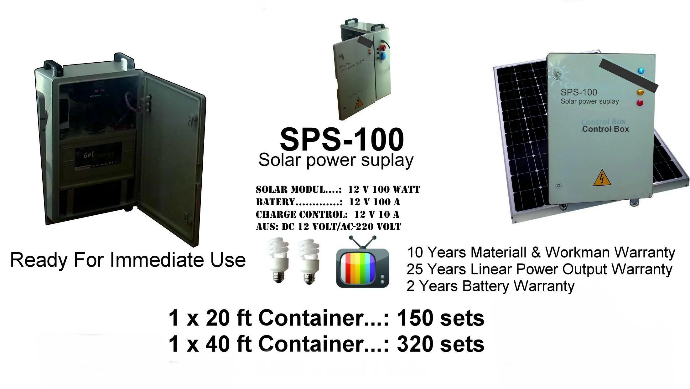 Systèmes Solaires Prêts à l'Emploi (SPS), Irrigation Agricole et Éclairage Public Solaire - Gallery Image 2
